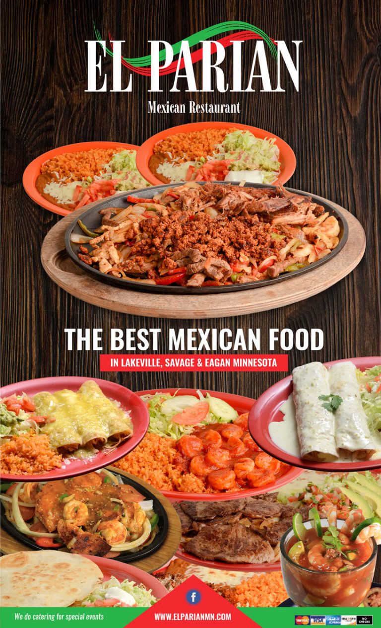 Menu El Parian Mexican Restaurant in Lakeville, Savage and Eagan