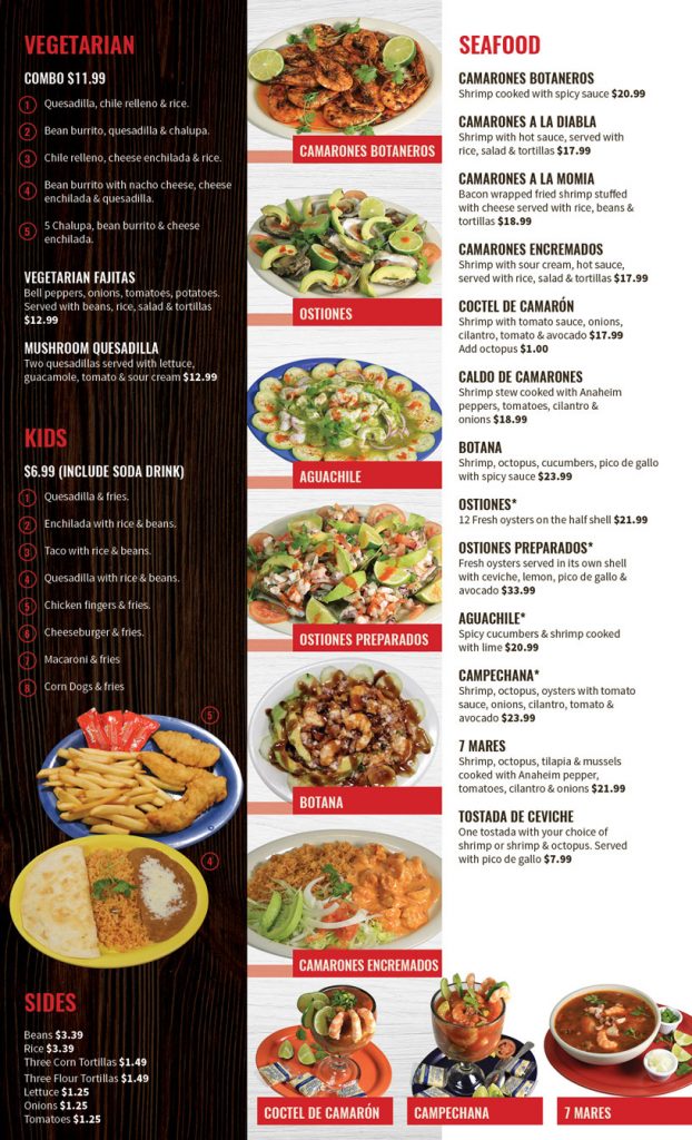 Menu El Parian Mexican Restaurant in Lakeville, Savage and Eagan