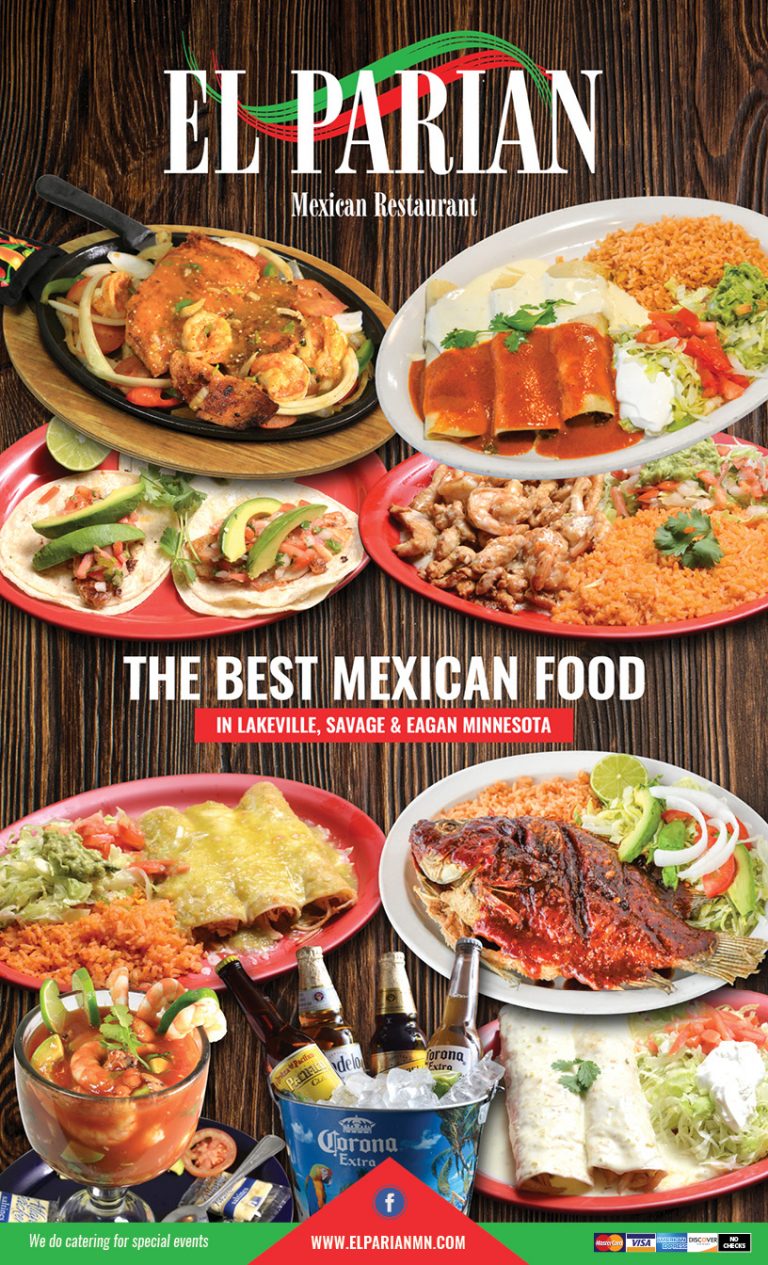 Menu El Parian Mexican Restaurant in Lakeville, Savage and Eagan
